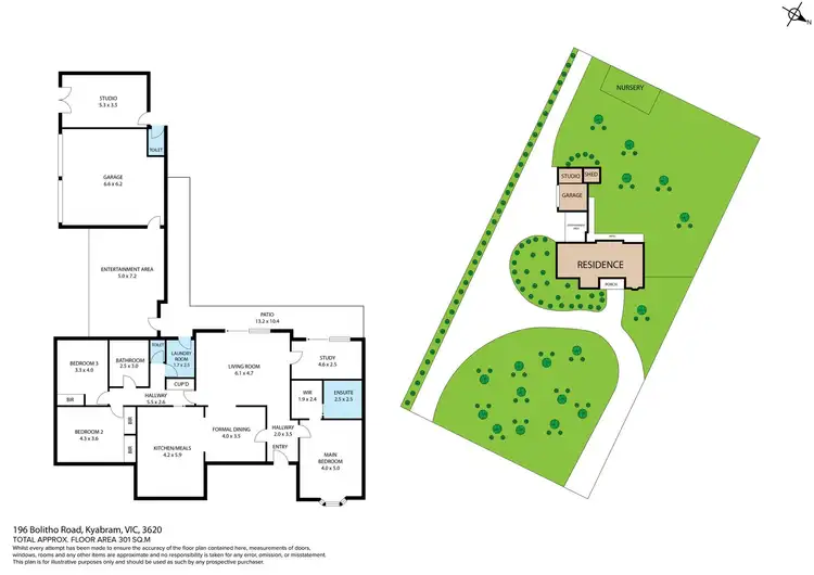 Floorplan of Homely house listing, 196 Bolitho Road, Kyabram VIC 3620