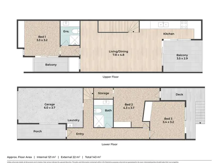 Floorplan of Homely townhouse listing, 7/43-45 Ison Street, Morningside QLD 4170
