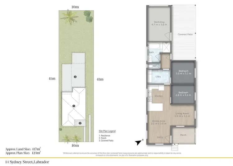 Floorplan of Homely house listing, 14 Sydney Street, Labrador QLD 4215