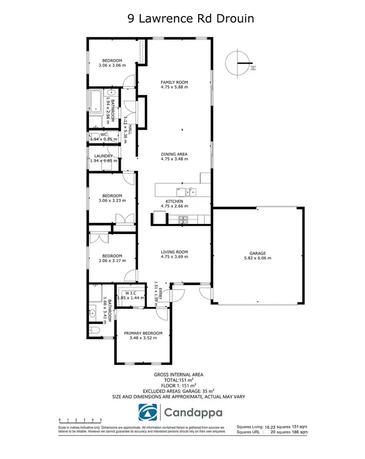 Floorplan of Homely house listing, 9 Lawrence Road, Drouin VIC 3818