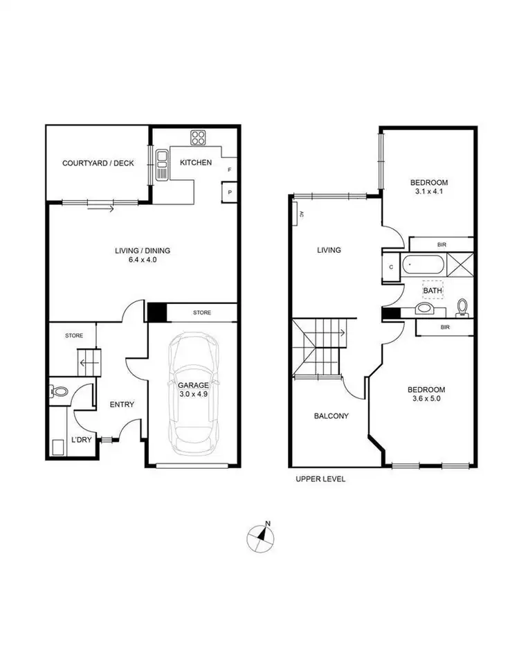 Floorplan of Homely townhouse listing, Address available on request