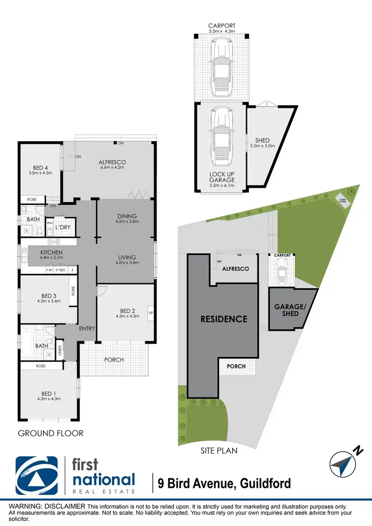 Floorplan of Homely house listing, 9 Bird Avenue, Guildford NSW 2161
