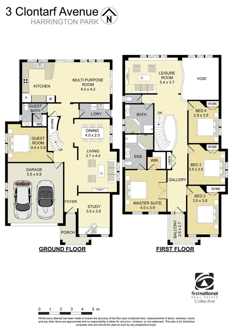 Floorplan of Homely house listing, 3 Clontarf Avenue, Harrington Park NSW 2567