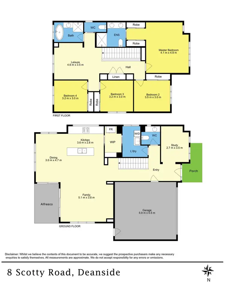 Floorplan of Homely house listing, 8 Scotty Road, Deanside VIC 3336