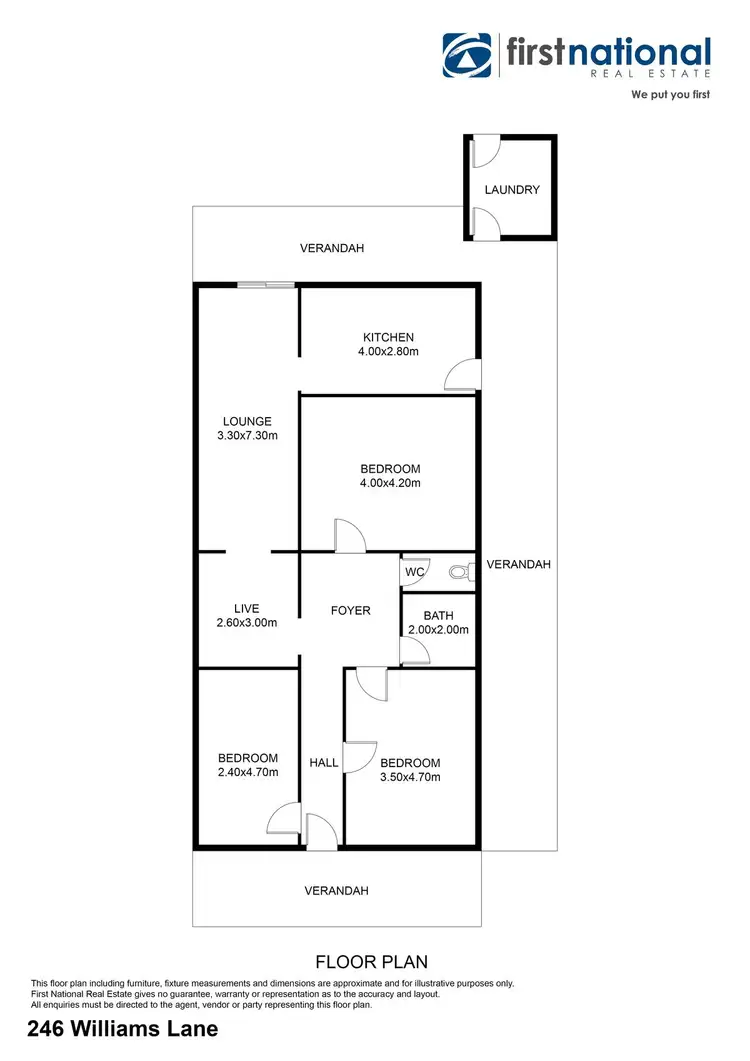 Floorplan of Homely house listing, 246 Williams Lane, Broken Hill NSW 2880