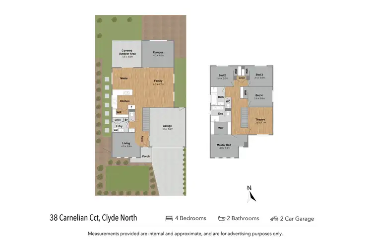 Floorplan of Homely house listing, 38 Carnelian Circuit, Clyde North VIC 3978