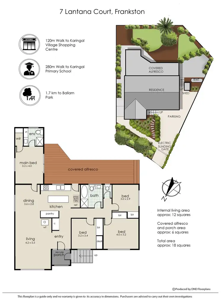 Floorplan of Homely house listing, 7 Lantana Court, Frankston VIC 3199