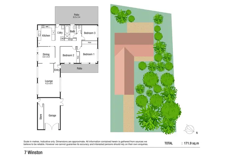 Floorplan of Homely house listing, 7 Winston Crescent, Kirwan QLD 4817
