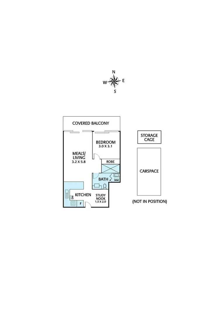 Floorplan of Homely apartment listing, 205/91-93 Tram Road, Doncaster VIC 3108