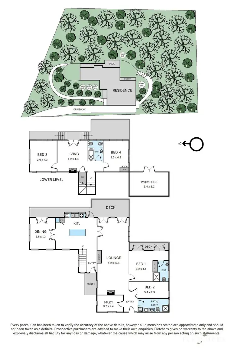 Floorplan of Homely house listing, 1 Warwick Farm Road, Olinda VIC 3788