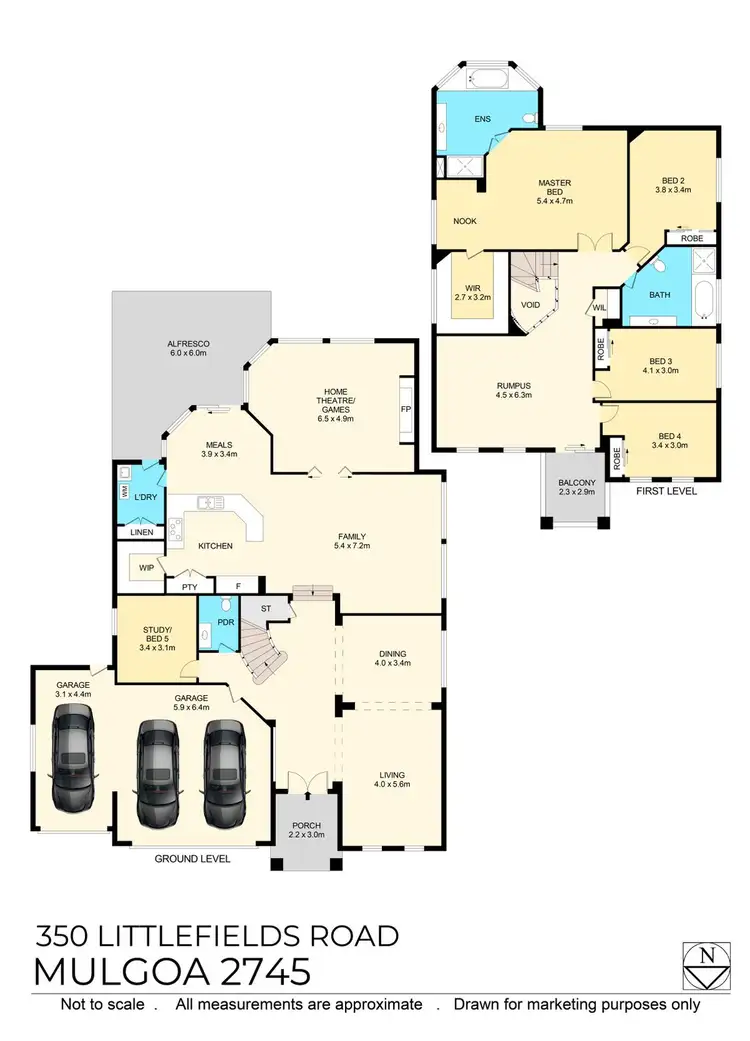 Floorplan of Homely house listing, 350 Littlefields Road, Mulgoa NSW 2745