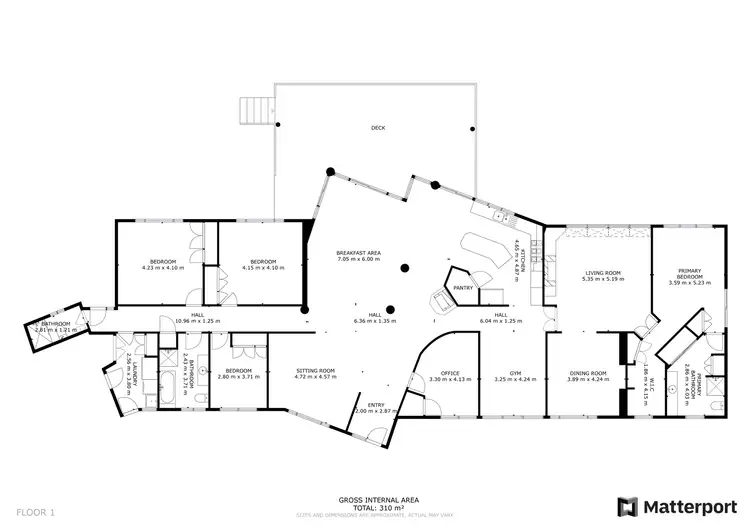 Floorplan of Homely house listing, 43 Cooke Street, Nichols Point VIC 3501