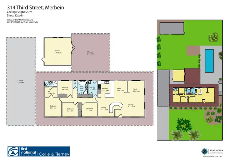 Floorplan of Homely house listing, 314 Third Street, Merbein VIC 3505