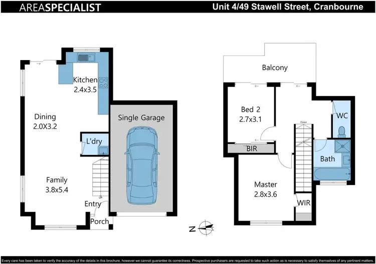 Floorplan of Homely house listing, 4/49 Stawell Street, Cranbourne VIC 3977