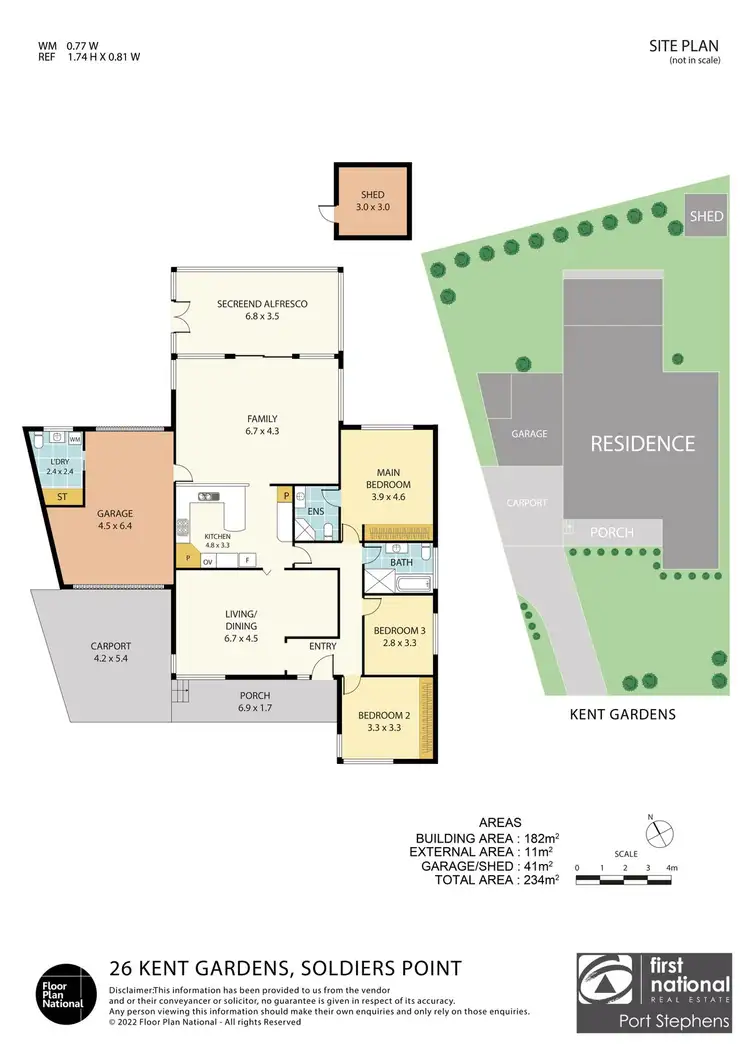 Floorplan of Homely house listing, 26 Kent Gardens, Soldiers Point NSW 2317
