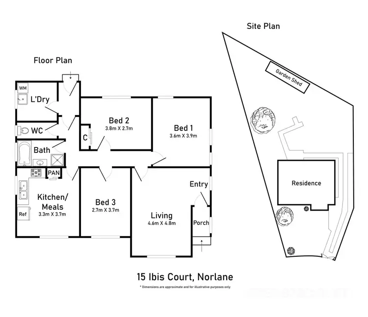 Floorplan of Homely house listing, 218 Purnell Road, Corio VIC 3214