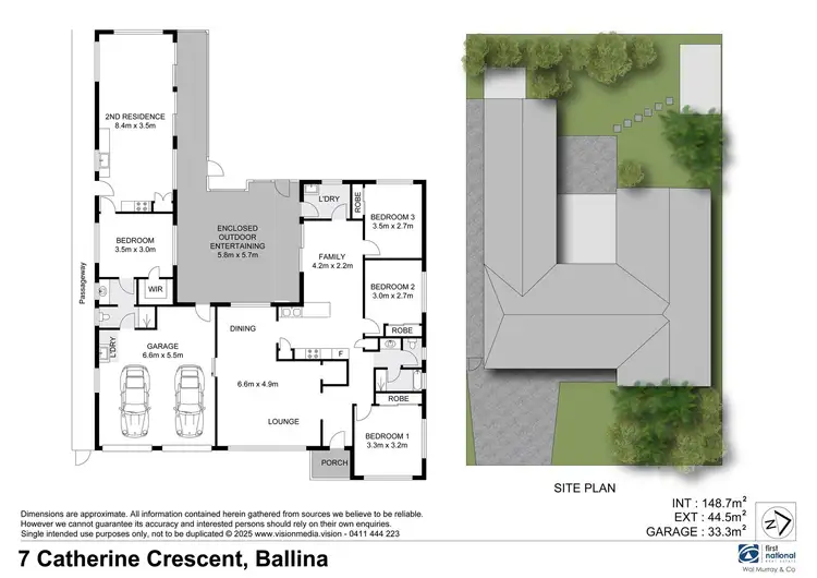 Floorplan of Homely house listing, 7 Catherine Crescent, Ballina NSW 2478