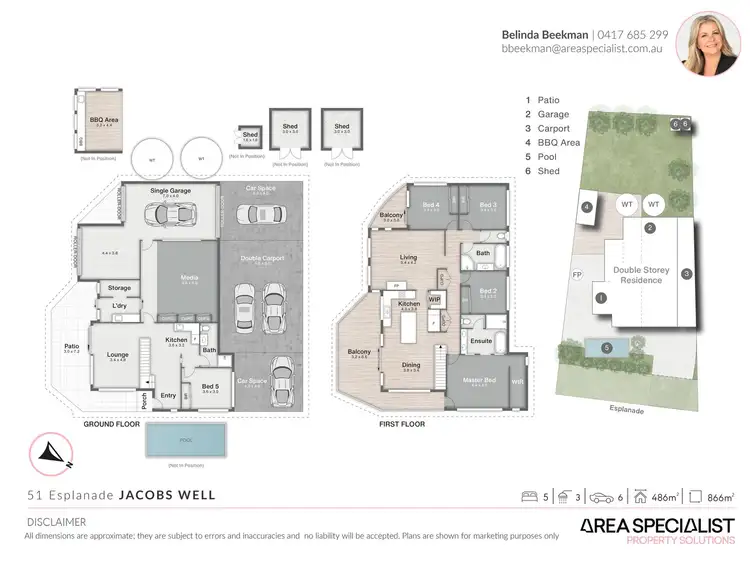 Floorplan of Homely house listing, 51 Esplanade, Jacobs Well QLD 4208