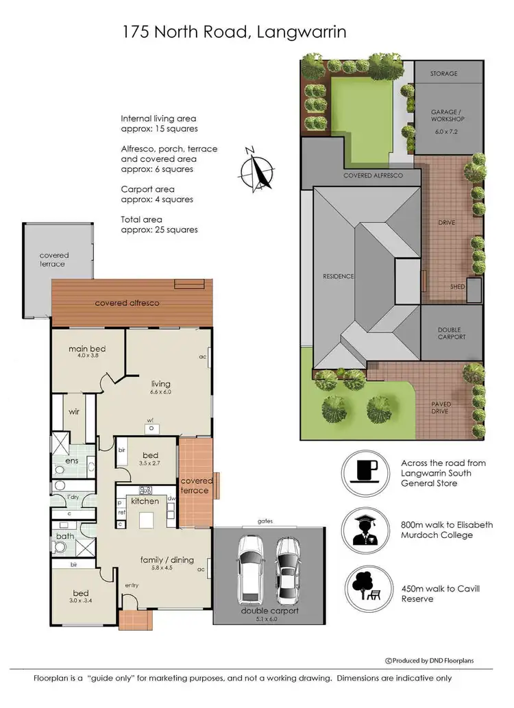 Floorplan of Homely house listing, 175 North Road, Langwarrin VIC 3910
