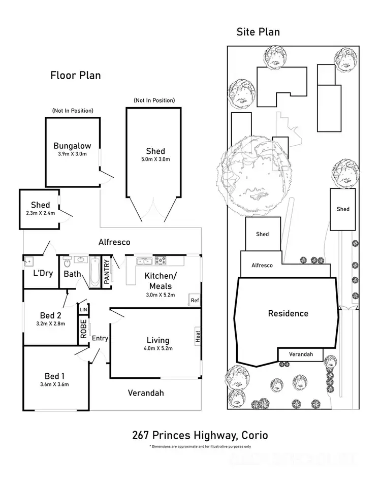 Floorplan of Homely house listing, 267 Princes Highway, Corio VIC 3214