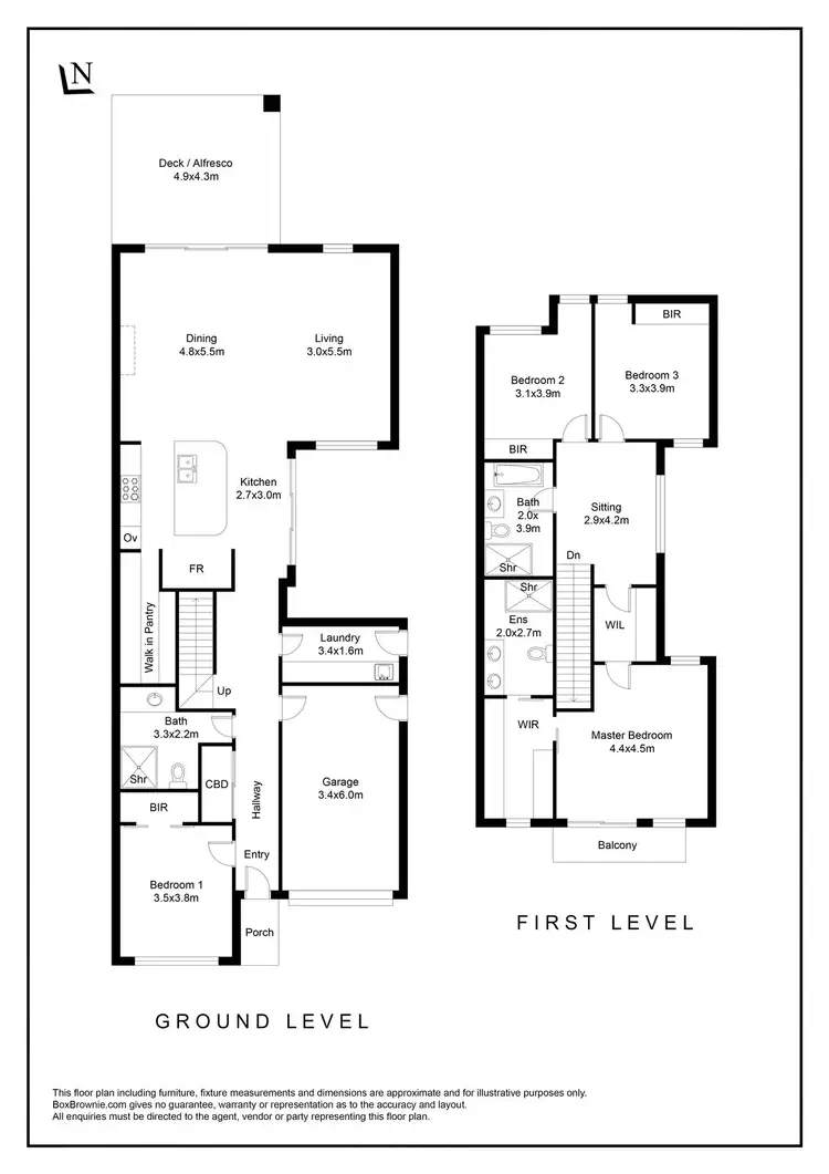 Floorplan of Homely house listing, 15A Seaview Parade, Dromana VIC 3936