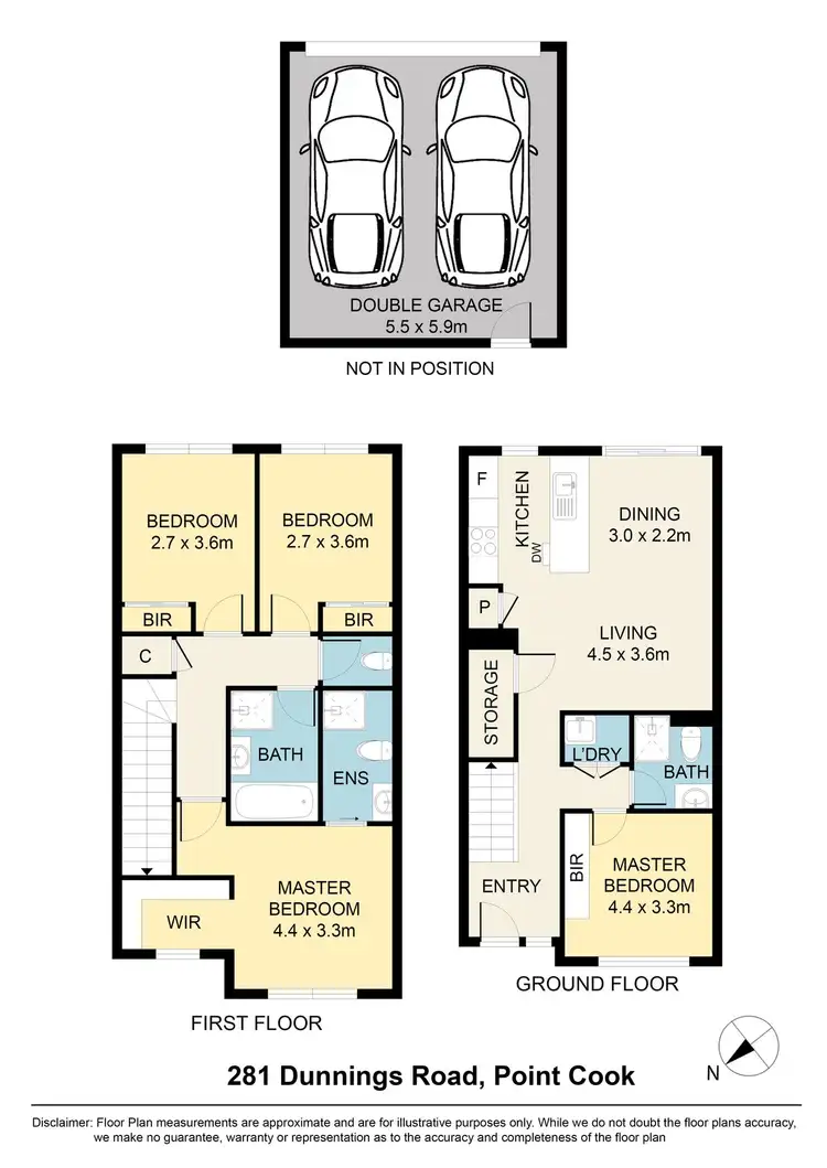 Floorplan of Homely house listing, 281 Dunnings Road, Point Cook VIC 3030