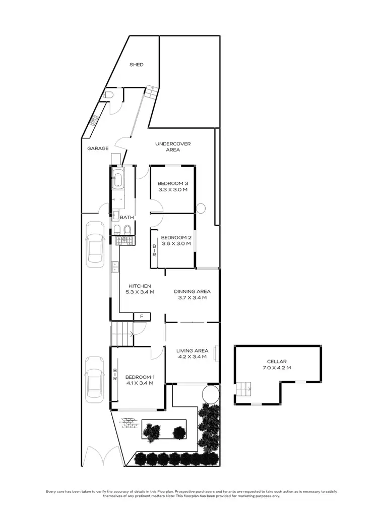 Floorplan of Homely house listing, 50 Disraeli Grove, Pascoe Vale South VIC 3044
