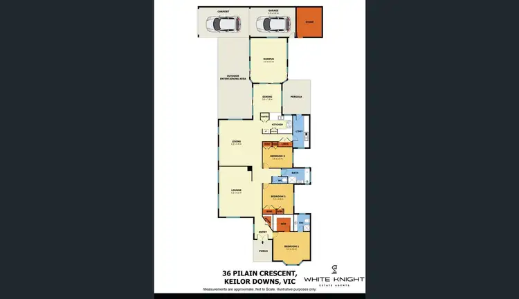 Floorplan of Homely house listing, 36 Pilain Crescent, Keilor Downs VIC 3038