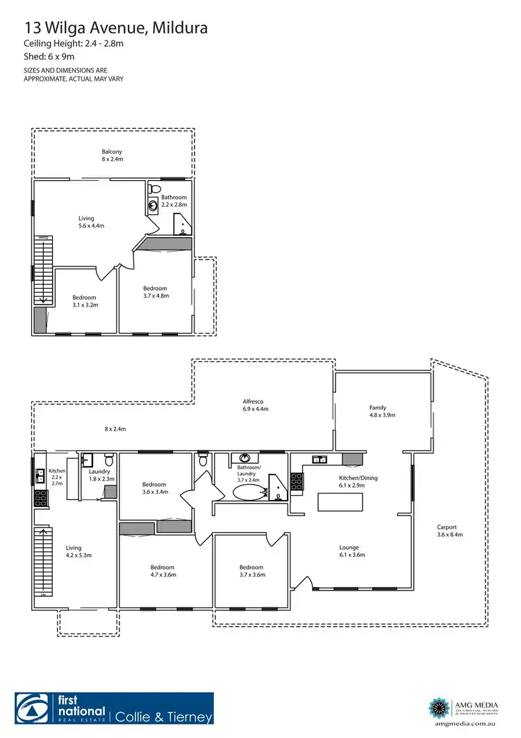 Floorplan of Homely house listing, 13 Wilga Avenue, Mildura VIC 3500