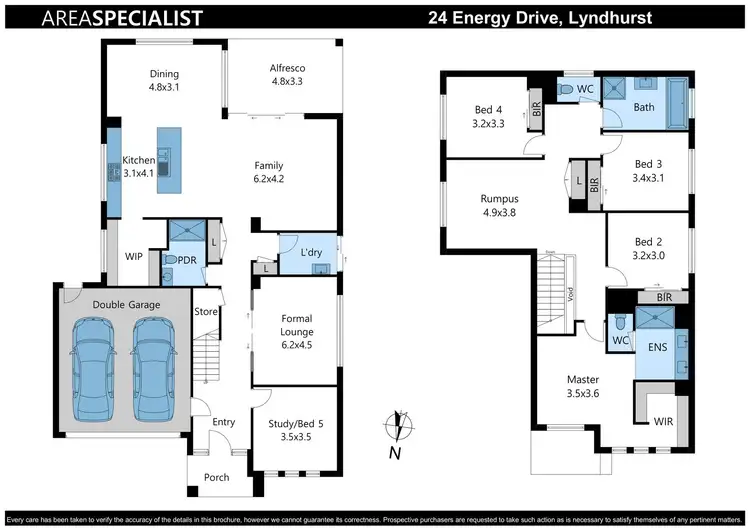 Floorplan of Homely house listing, 24 Energy Drive, Lyndhurst VIC 3975