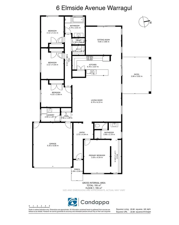 Floorplan of Homely house listing, 6 Elmside Avenue, Warragul VIC 3820