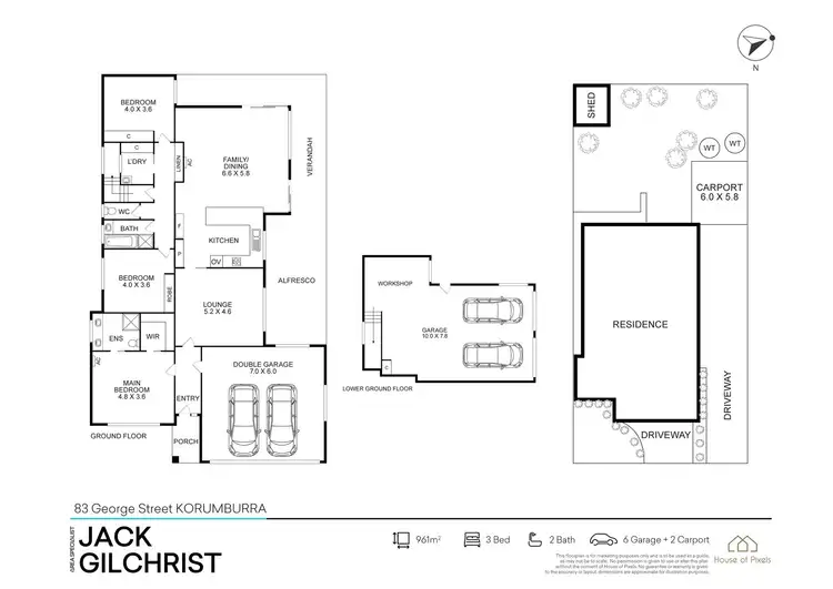 Floorplan of Homely house listing, 83 George Street, Korumburra VIC 3950