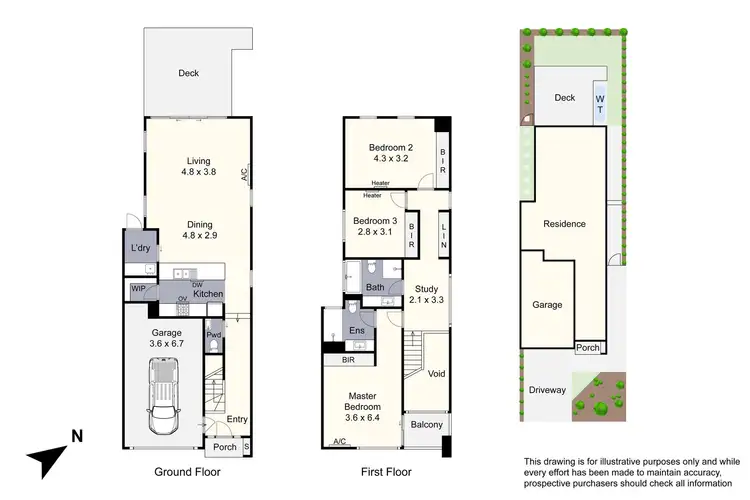 Floorplan of Homely townhouse listing, 43 Jumbuck Circuit, Carrum Downs VIC 3201
