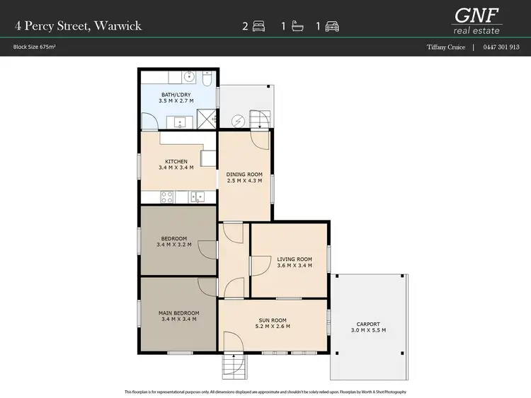 Floorplan of Homely house listing, 4 Percy Street, Warwick QLD 4370