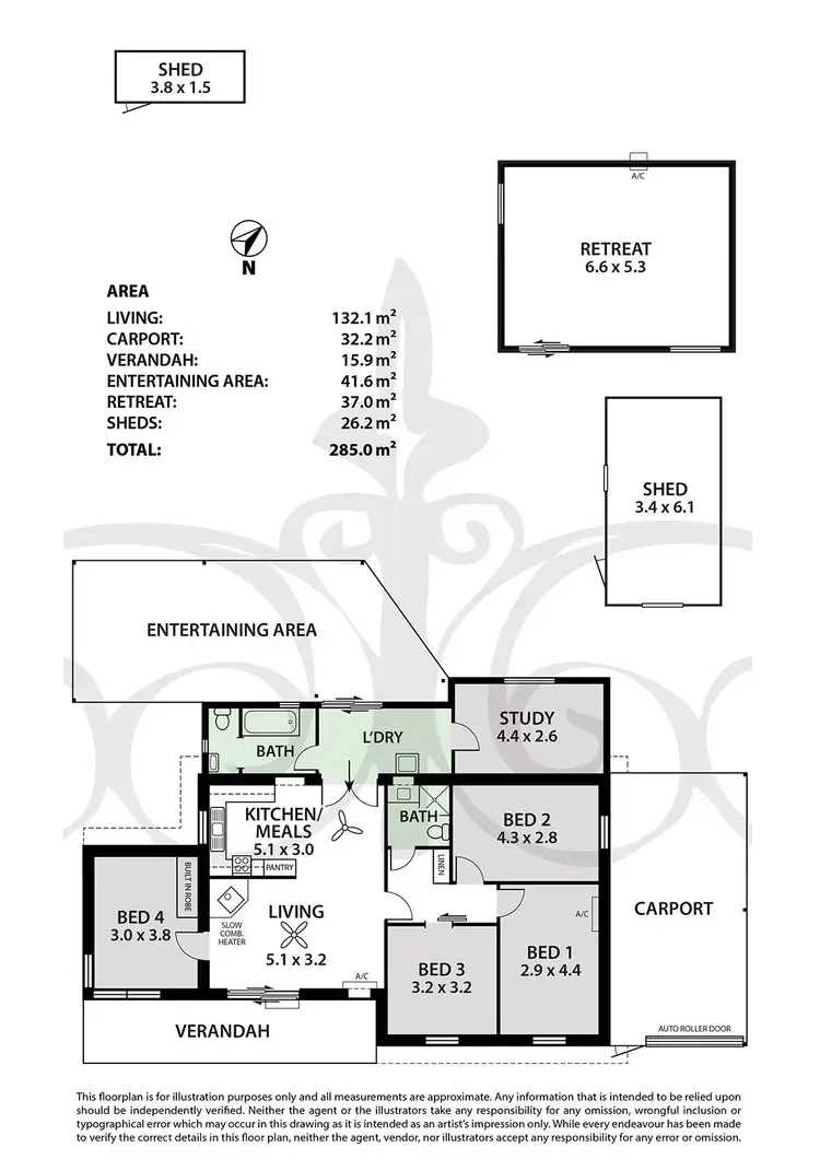 Floorplan of Homely house listing, 17 Montgomery Avenue, Murray Bridge SA 5253