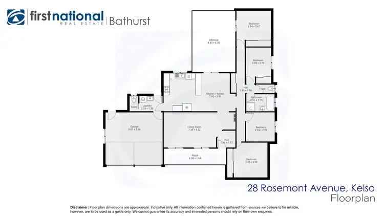 Floorplan of Homely house listing, 28 Rosemont Avenue, Kelso NSW 2795