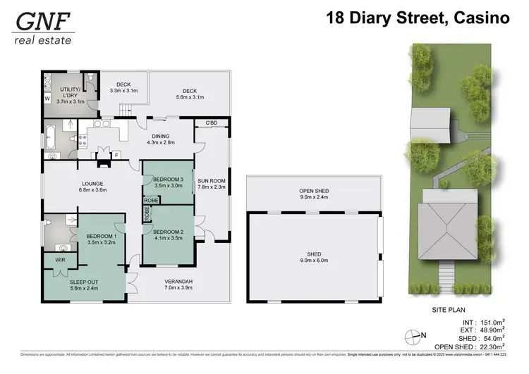 Floorplan of Homely house listing, 18 Diary Street, Casino NSW 2470