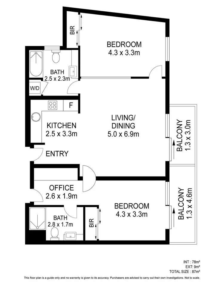 Floorplan of Homely apartment listing, 202/1142 Mt Alexander Road, Essendon VIC 3040