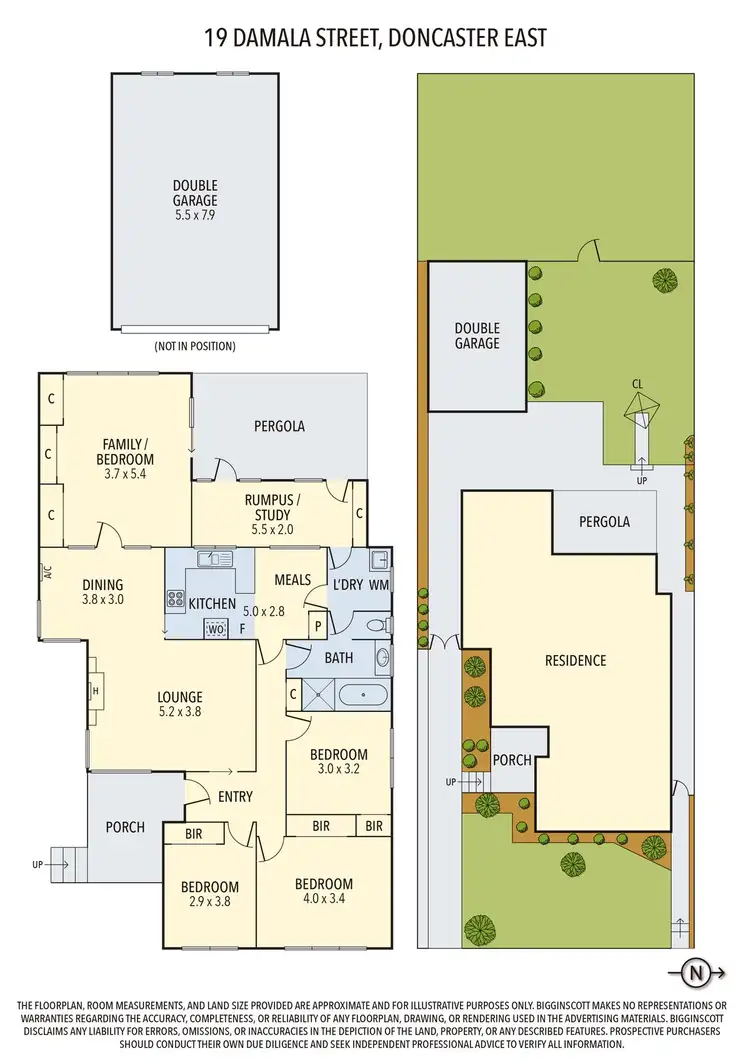 Floorplan of Homely house listing, 19 Damala Street, Doncaster East VIC 3109