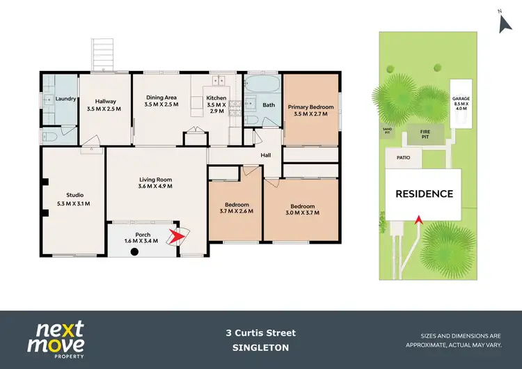 Floorplan of Homely house listing, 3 Curtis Street, Singleton NSW 2330