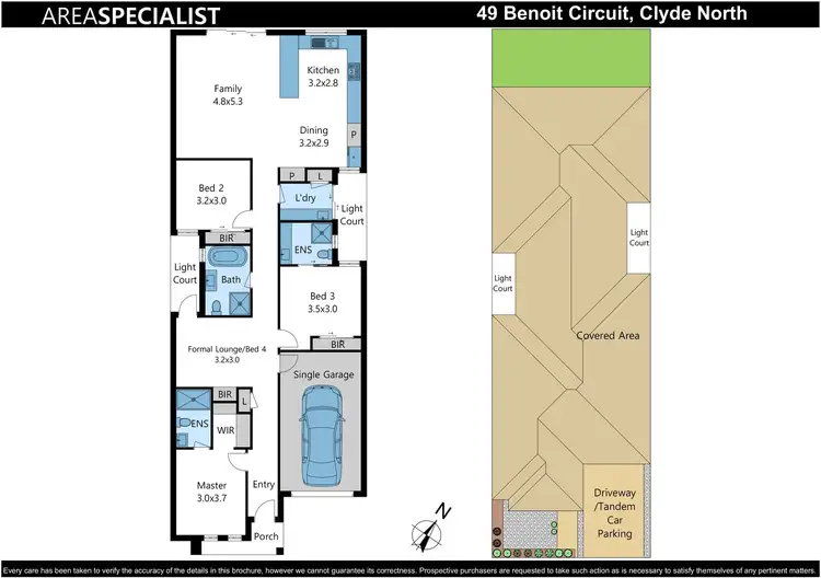 Floorplan of Homely house listing, 49 Benoit Circuit, Clyde North VIC 3978
