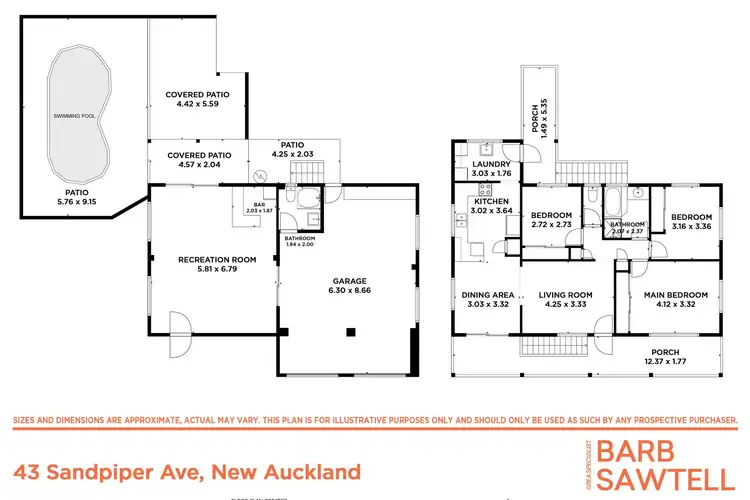 Floorplan of Homely house listing, 43 Sandpiper Avenue, New Auckland QLD 4680