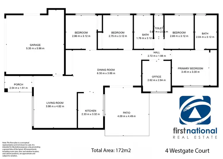 Floorplan of Homely house listing, 4 Westgate Court, Kirwan QLD 4817