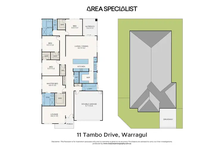 Floorplan of Homely house listing, 11 Tambo Drive, Warragul VIC 3820