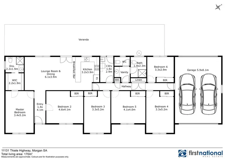 Floorplan of Homely house listing, 11131 Thiele Highway, Morgan SA 5320