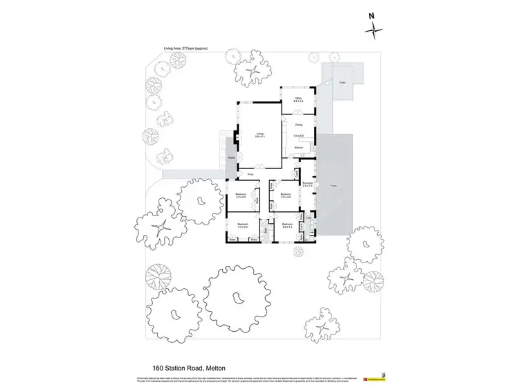 Floorplan of Homely house listing, 160 STATION ROAD, Melton VIC 3337