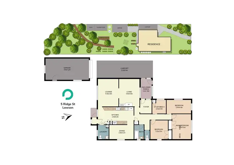 Floorplan of Homely house listing, 5 Ridge Street, Lawson NSW 2783