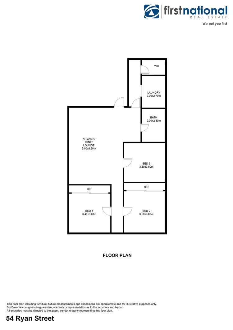 Floorplan of Homely house listing, 54 Ryan Street, Broken Hill NSW 2880