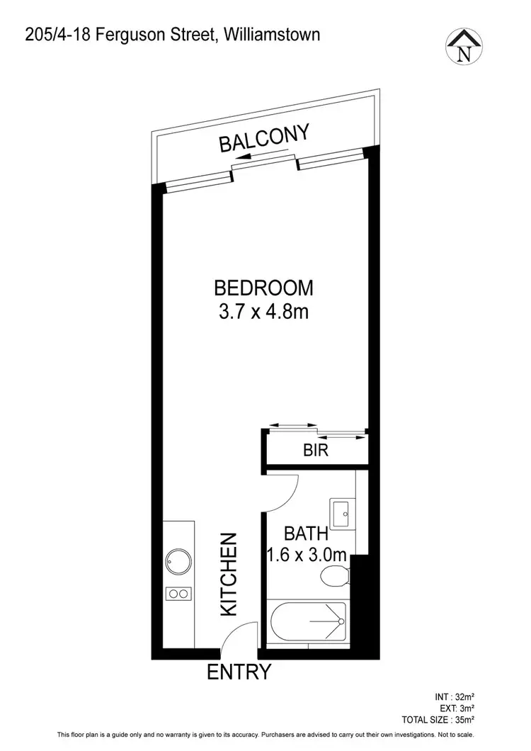 Floorplan of Homely apartment listing, 27/6-18 Ferguson Street, Williamstown VIC 3016