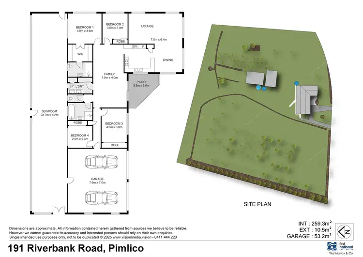 Floorplan of Homely house listing, 191 Riverbank Road, Pimlico NSW 2478